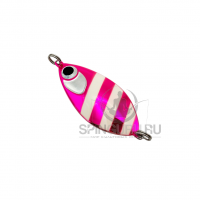 Daiwa блесна колеблющаяся Salmon Rocket 45гр цвет Mirror Pink Zebra 65мм Кета