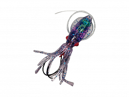 B2Squid каракатица оснащенная 5' 12см цвет 58 UV Purple Haze/Blue Flake/Pink Eyes ULV1 