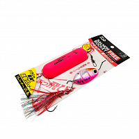 Daiwa оснастка для ловли кеты с поплавком Salmon Rocket Free with Float Pack р.LL UV Pink Sardine 45