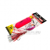 Daiwa оснастка для ловли кеты с поплавком Salmon Rocket Free with Float Pack р.LL UV Pink Sardine 45