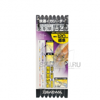 Daiwa оснастка на кальмара Kaiteki Chokketsu Plus Squid Leader SV Standard 0.37мм 5x1.2м 7.2м 