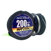 Daiwa леска монофильная Saltiga Nylon Leader 50м 0.91мм #30 100lb 45кг прозрачная 
