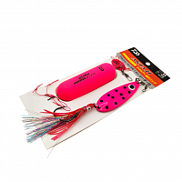 Daiwa оснастка для ловли кеты с поплавком AkiAji Crusader with Float Pack р.LL Deep Pink 45гр 