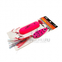 Daiwa оснастка для ловли кеты с поплавком AkiAji Crusader with Float Pack р.LL Deep Pink 45гр 