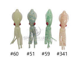B2Squid каракатица БОЛЬШАЯ 5' 12.7см цвет в ассортименте 