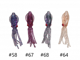 B2Squid каракатица БОЛЬШАЯ 5' 12.7см цвет в ассортименте 