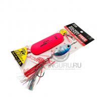 Daiwa оснастка для ловли кеты с поплавком Salmon Rocket Free with Float Pack р.LL Blue Glow 45гр 